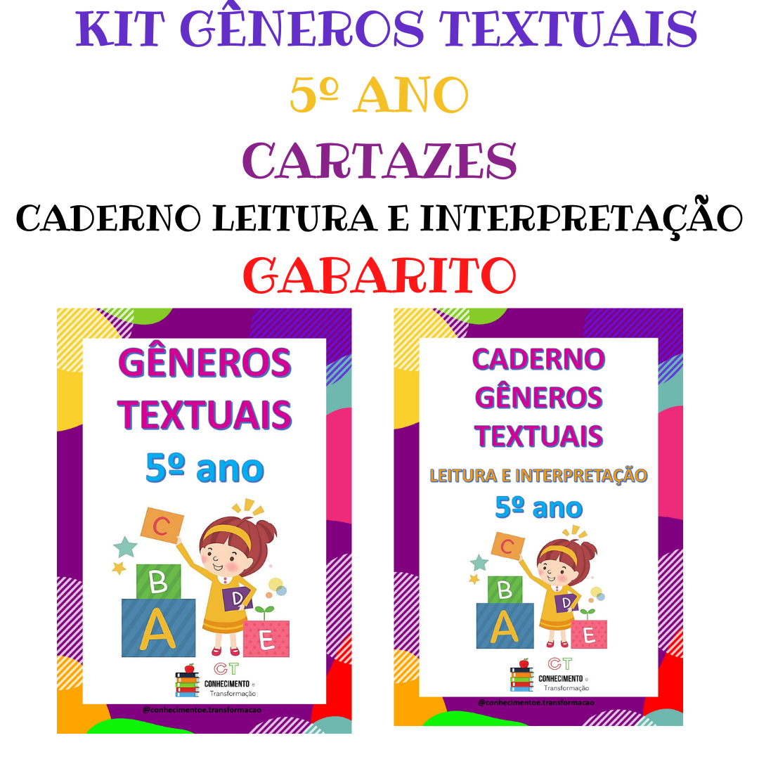 GÊneros Textuais 3º E 4º Anos E Atividade Contextualizada – Amostra